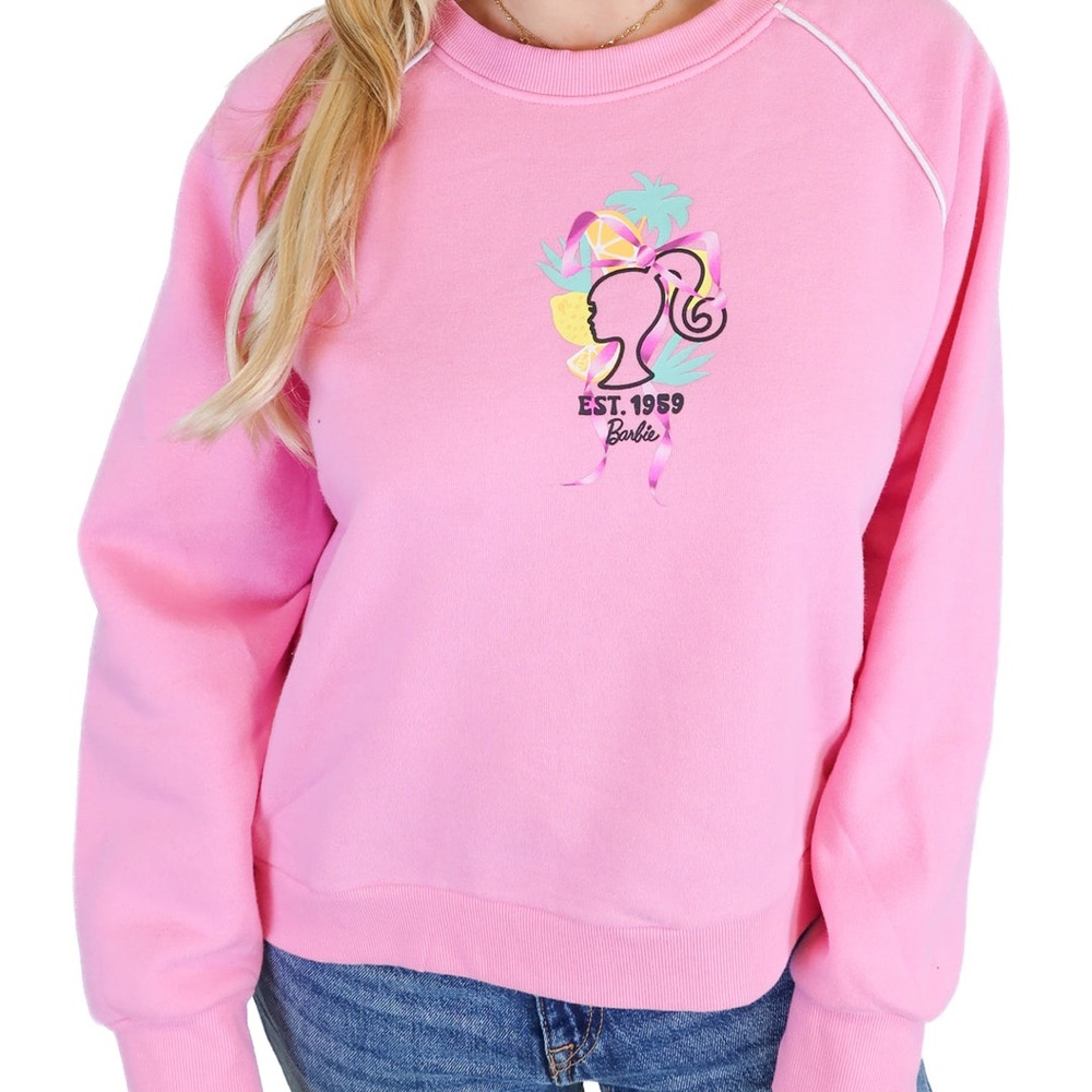 Barbie Pink Graphic Sweatshirt Size Medium NWOT 🩷
